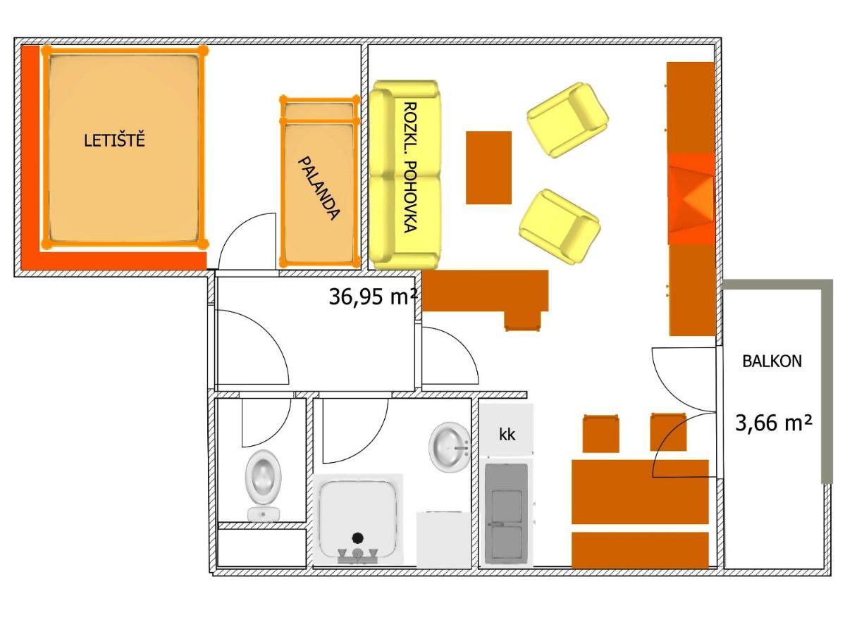 Apartman 6 U Sjezdovek Rokytnice nad Jizerou Exterior foto